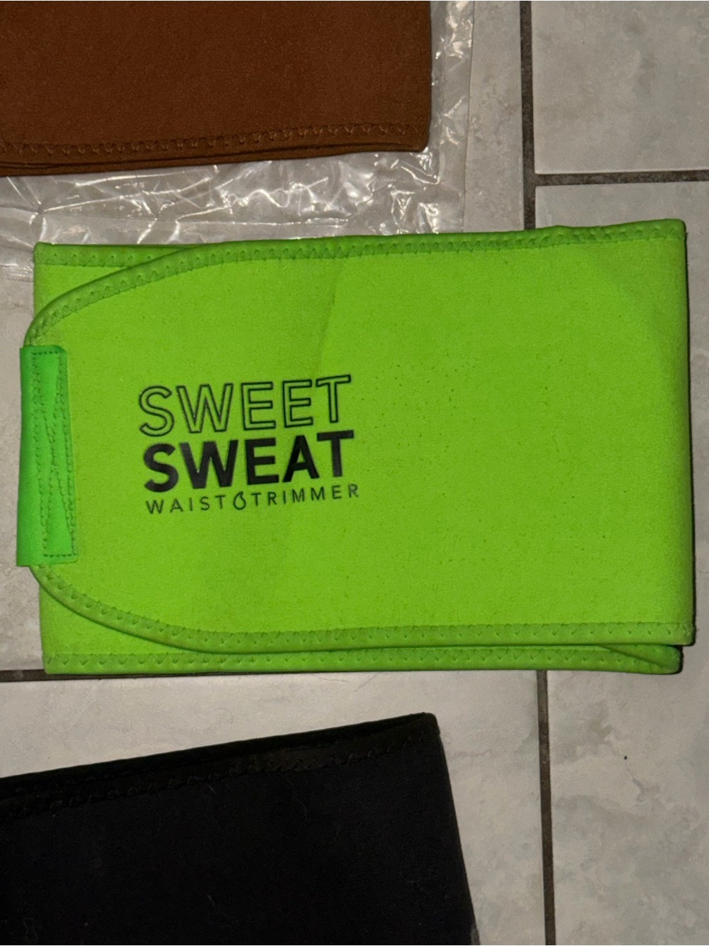 Sweet Sweat Neon Green Waist Trimmer
